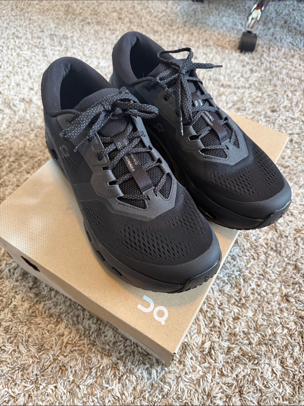 On Running Cloudrunner 3 All-Black Men's Running Shoes
